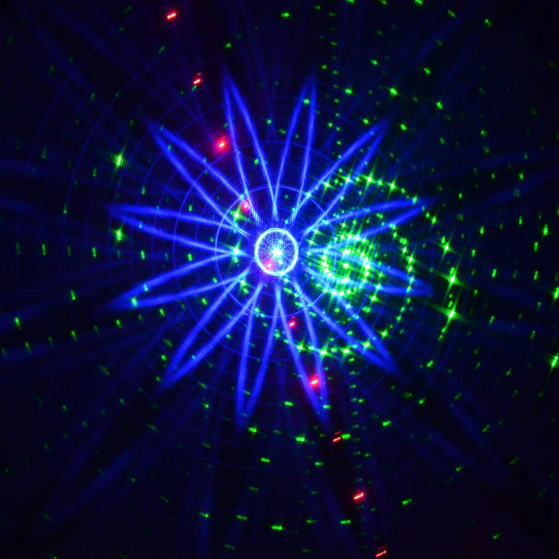 QS-1 10W Laser Light Projector Multicolour Lighting for Party Bars Stage Effect - Edragonmall.com