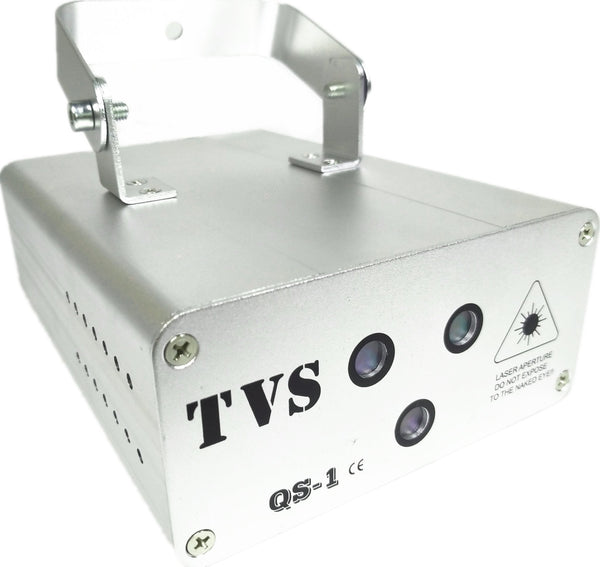 QS-1 10W Laser Light Projector Multicolour Lighting for Party Bars Stage Effect - Edragonmall.com