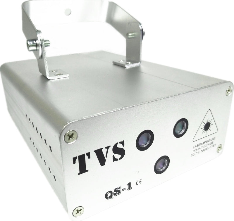 QS-1 10W Laser Light Projector Multicolour Lighting for Party Bars Stage Effect - Edragonmall.com