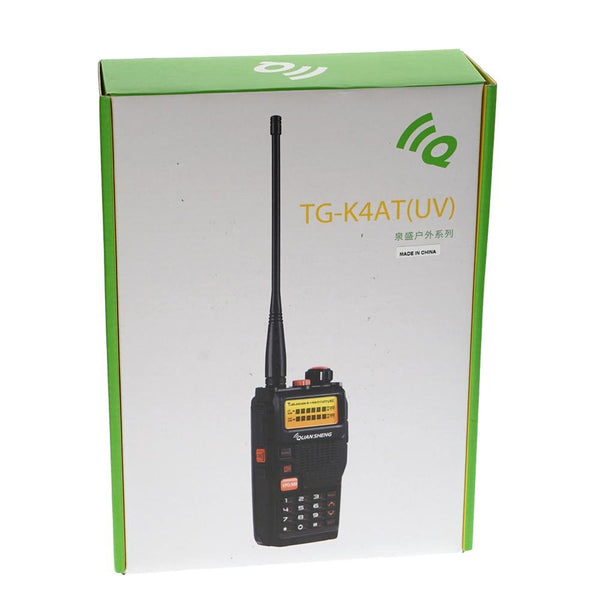Quansheng 5W TG-K4AT(UV) walkie-talkie Handheld Two Way Radio, Long Distance Noise Cancelling Walkie Talkies - Edragonmall.com