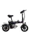 R9 Classic Electric Bike 48V All Aluminum Alloy Frame E-Bike with Front Headlight Perfect Substitute Of Auto -Black - Edragonmall.com