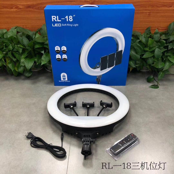 RL-18 45CM remote control 3 mobile phone Live Fill Light Selfie Ring light and Photographic lamp - Edragonmall.com