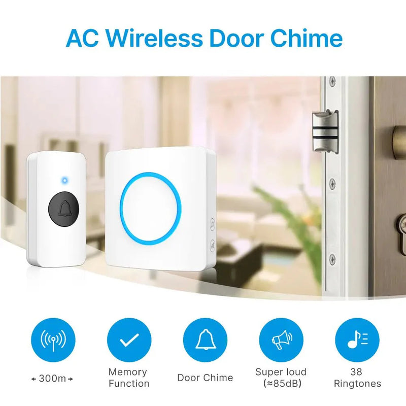 RL-3882 Wireless Remote Control Doorbell - Edragonmall.com