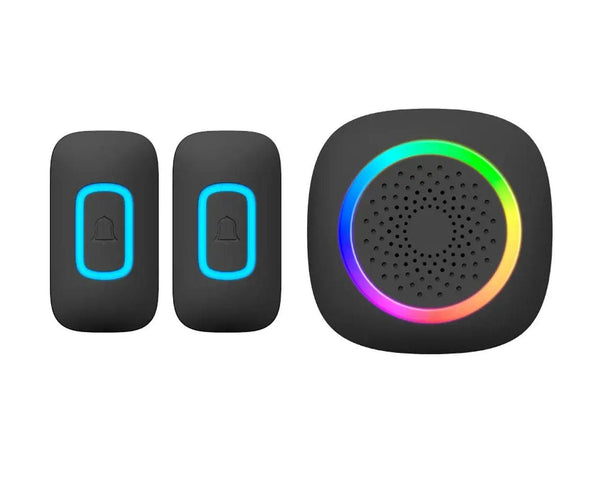 RL-3995B doorbell Battery-powered wireless doorbell with shining LED display Door bell - Edragonmall.com