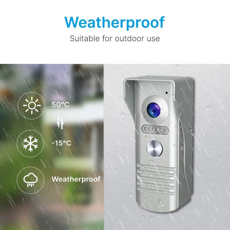RL-C07F-TY Smart Home Video Doorphone 7" Tuya Smart Video Door Phone - Edragonmall.com