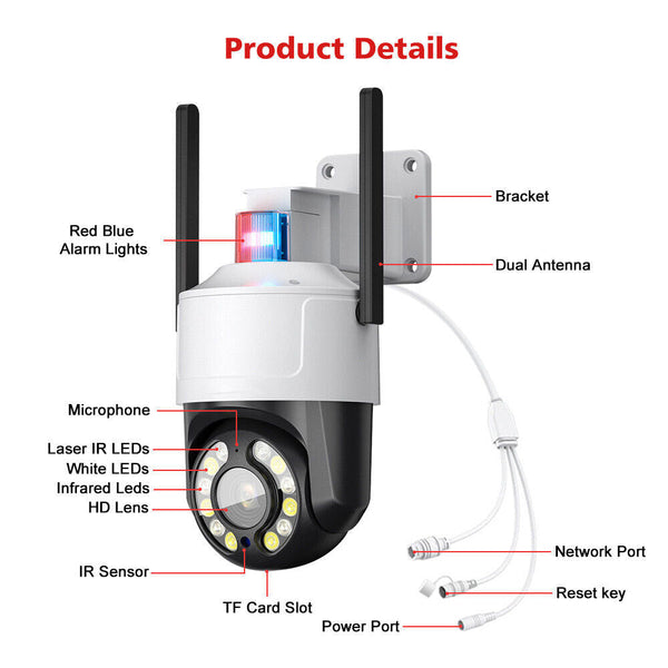CRONY 4G ball machines 5X Camera WIFI ball machines Camera  Optical Zoom HD 1080P 5MP CCTV PTZ IP Camera
