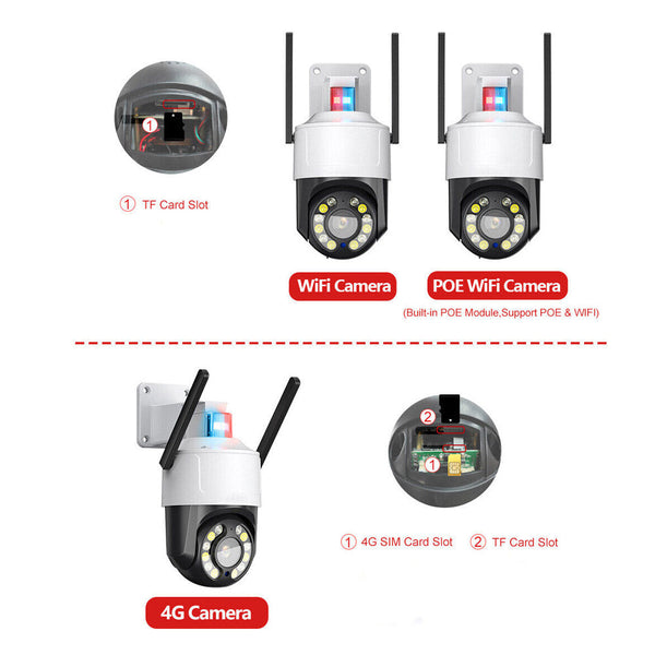 CRONY 4G ball machines 5X Camera WIFI ball machines Camera  Optical Zoom HD 1080P 5MP CCTV PTZ IP Camera