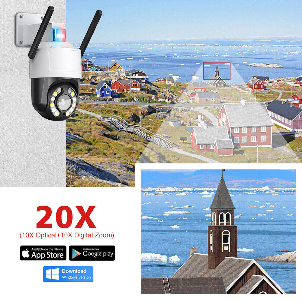 4G Ball Camera 20X Optical Zoom HD 1080P 5MP CCTV PTZ IP Camera – Crony.ae