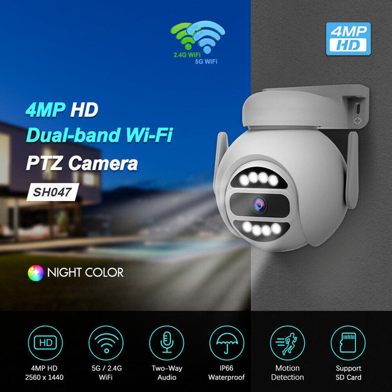 SH047 Srihome APP 4MP Full-color night vision WiFi Camera Wireless WIFI Security Camera Two-way Audio 4MP Motion Detection