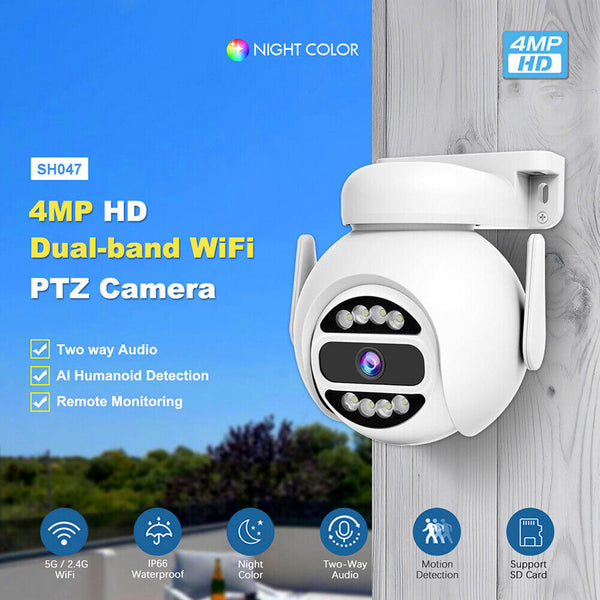 SH047 Srihome APP 4MP Full-color night vision WiFi Camera Wireless WIFI Security Camera Two-way Audio 4MP Motion Detection