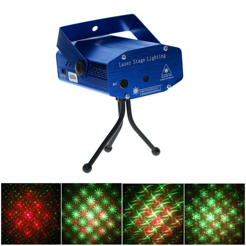 S09A R &amp; G Super Mini Projector DJ Disco LED Light Stage Party Laser Lighting Show Plug - Edragonmall.com