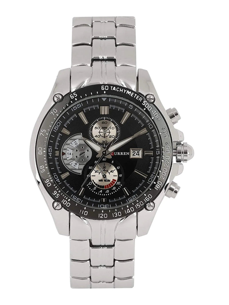 SB-007 CURREN Analog Black Dial Men's Watch - Edragonmall.com