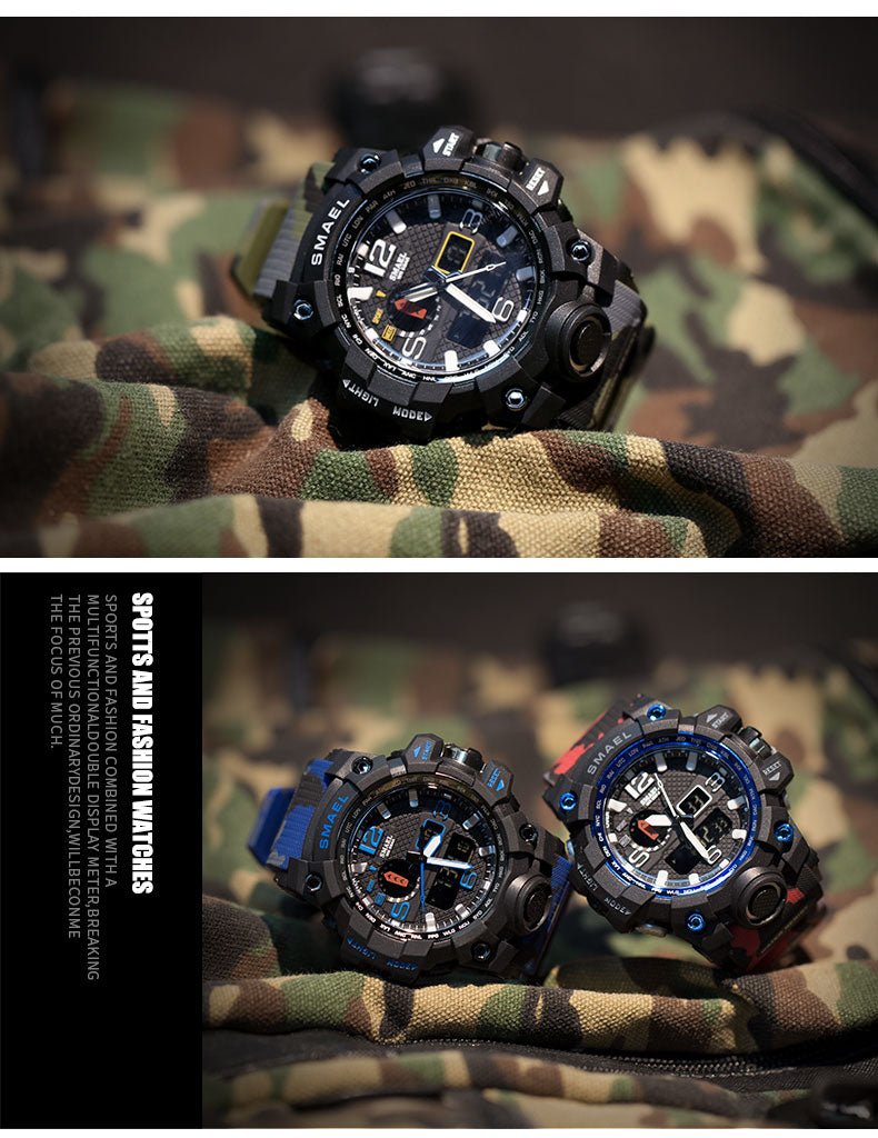 SB-008 Watch Movement Digital Waterproof Waterproof Watch High Quality Luxury Elegant Watches for Men electronic digital watch - Edragonmall.com