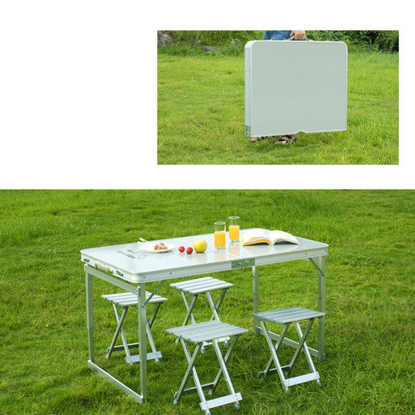 Split table Dinning Escrivaninha Set Outdoor Furniture Folding Desk Plegable Mesa De Jantar Dining Table - Edragonmall.com