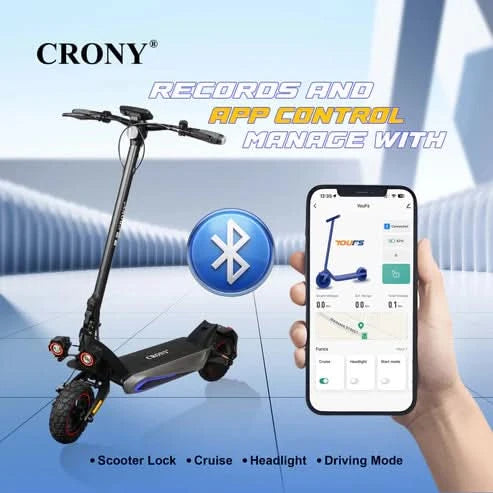 Crony T2 – Dual Suspension Electric Scooter