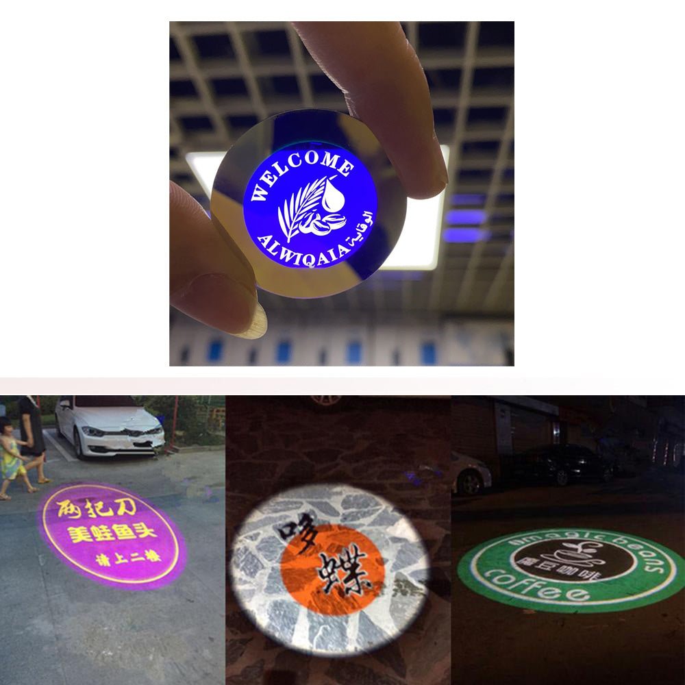 The Desigh glass lens for 20w,80w,150w LED Advertising Light motor logo lamp LED HD Projection Advertising LED display - Edragonmall.com