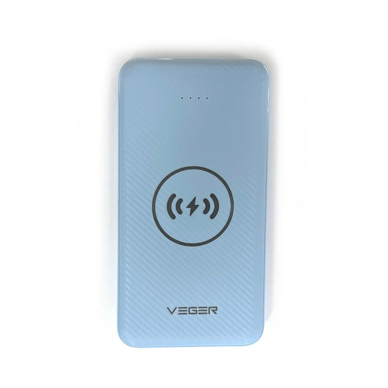 Veger VP-1027W Wireless Charger Power Bank -20000mAh black White blue - Edragonmall.com