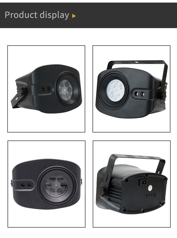 WL-901 Big Pattern Laser light RGB 13W Led Laser Projector Light Club Dj Disco Stage Light - Edragonmall.com