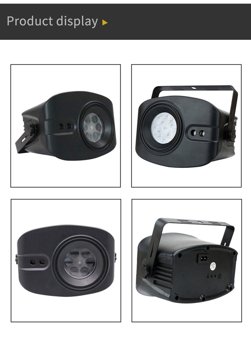 WL-901 Big Pattern Laser light RGB 13W Led Laser Projector Light Club Dj Disco Stage Light - Edragonmall.com