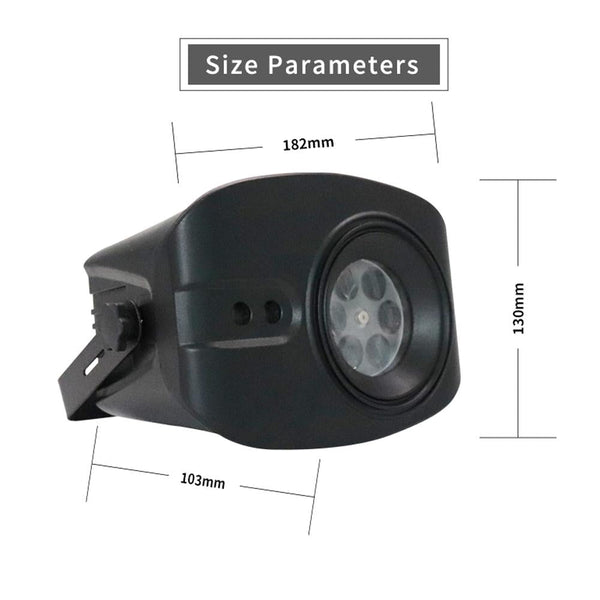 WL-901 Big Pattern Laser light RGB 13W Led Laser Projector Light Club Dj Disco Stage Light - Edragonmall.com