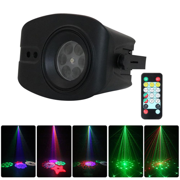 WL-901 Big Pattern Laser light RGB 13W Led Laser Projector Light Club Dj Disco Stage Light - Edragonmall.com