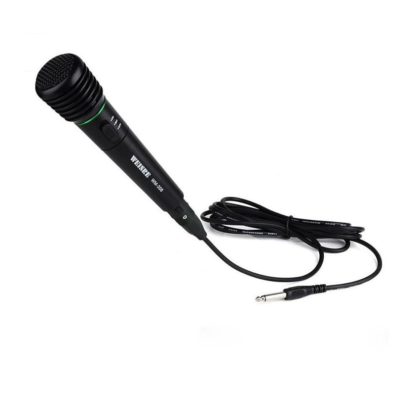 WM-308 Wired Wireless Dual-Use Microphone Portable Handheld Unidirectional Dynamic Microphone With Receiver For Stage Karaoke Studio - Edragonmall.com