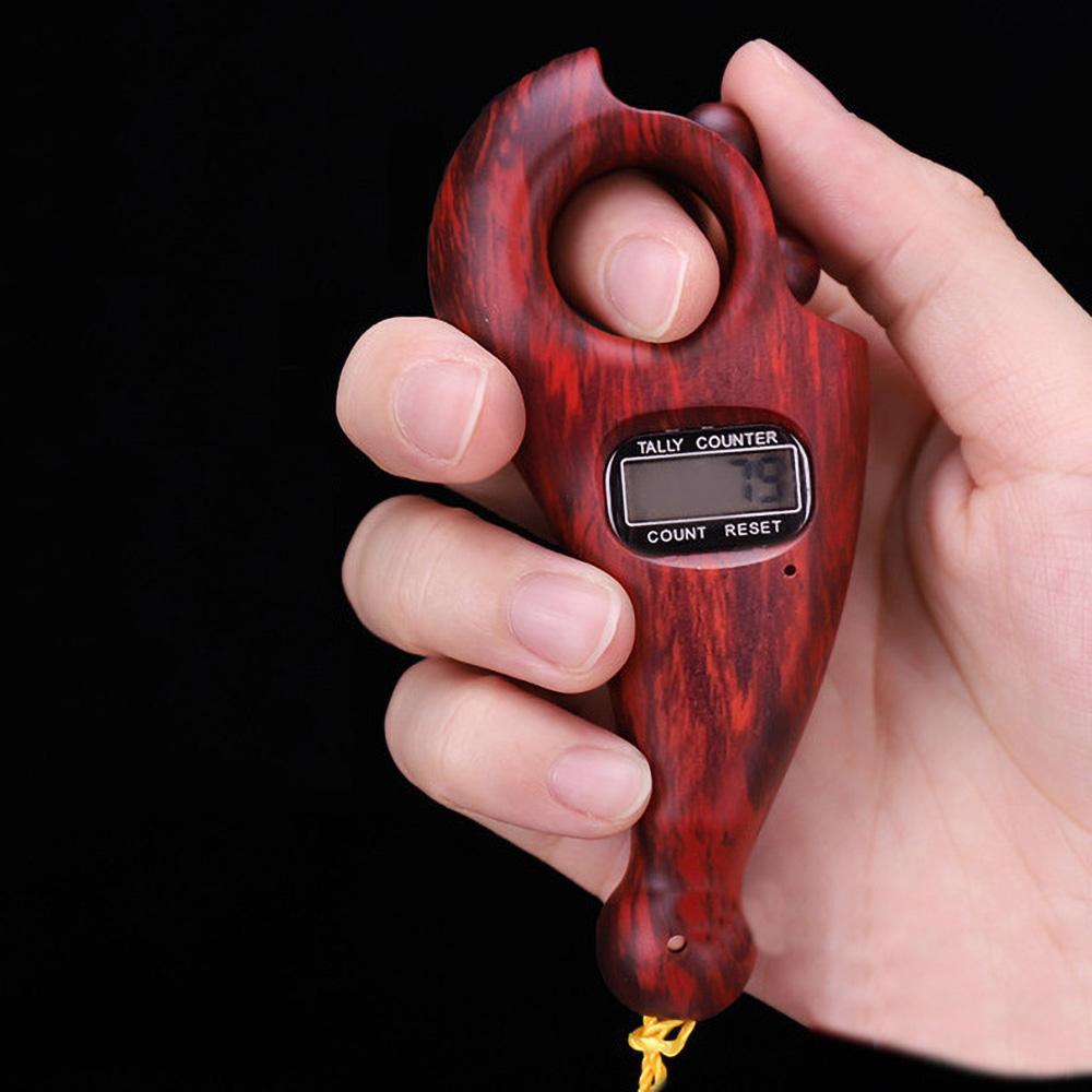 Wood digit tasbih CRONY Quran 31 32 33 34 Buddha Tasbeh Rosary chanting mechatronic counter - Edragonmall.com