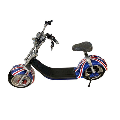 X7 Harley Style 2 Wheel 1000W Fat Tyre Electric Single Seater Electric motorcycle-GQ - Edragonmall.com