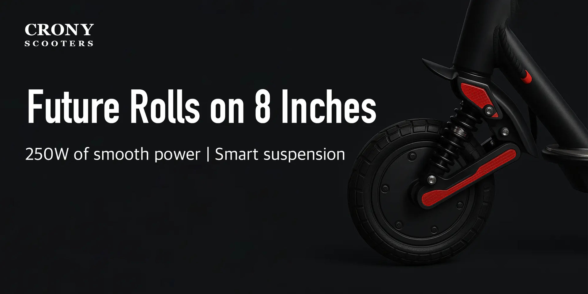 CRONY XM M365 High Configuration Scooter  with 7 colors LED with APP 25-45KM/H Aluminium Alloy Folded 8 Inch tires with shockproof - Hero Banner 2