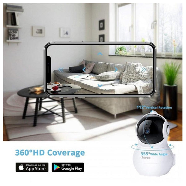 XY - R9820 - Q8 Cloud Ant Shaking Machine Networking IP Cameras - White - Edragonmall.com