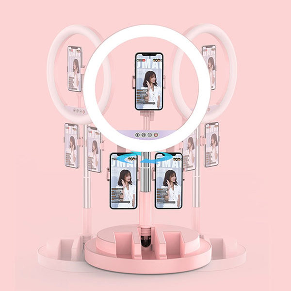 Y1 3 mobiles phones integrated fold live supplementary light | Pink - Edragonmall.com