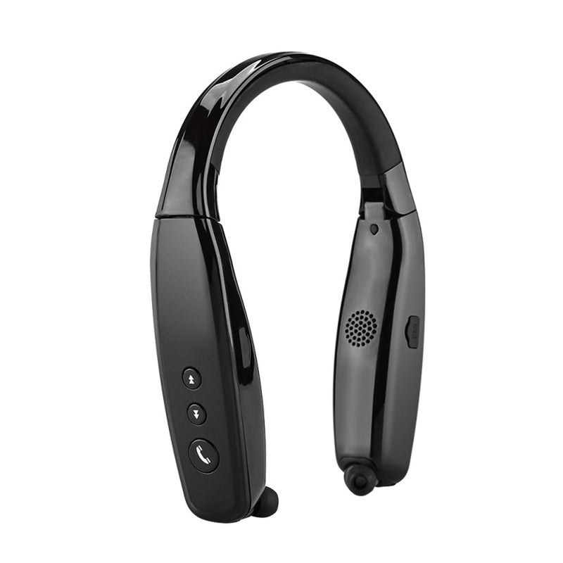 YIYAN 3W YI-669 Earphone walki-talk UHF Earphone Hanging Neck Walkie Talkie Foldable Bluetooth Headset - Edragonmall.com