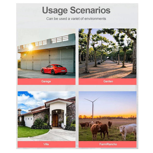 YN99T Low Power WIFI Solar Camera 1080P HD Solar Panel Outdoor Surveillance Waterproof CCTV Camera Smart Home Two-way Voice Intrusion Alarm - Edragonmall.com