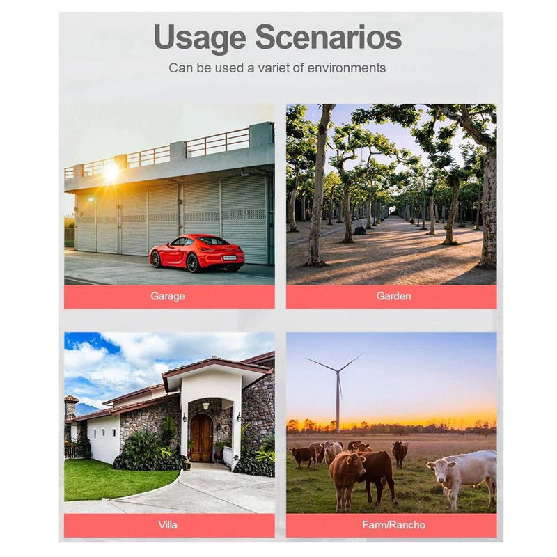 YN99T Low Power WIFI Solar Camera 1080P HD Solar Panel Outdoor Surveillance Waterproof CCTV Camera Smart Home Two-way Voice Intrusion Alarm - Edragonmall.com