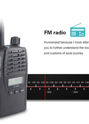 Crony 10W CY-8800 UHF Long Range Walkie Talkies 8-20km Two Way Radio Warterproof with headsets