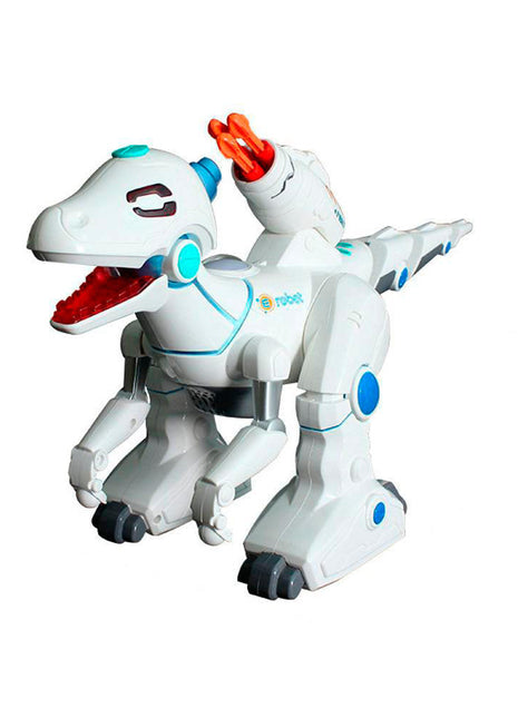 Electric Dinosaur Robot 25cm toys Tricky Toys Dinosaurio Robot Electronico Multifunciones Vota Fuego