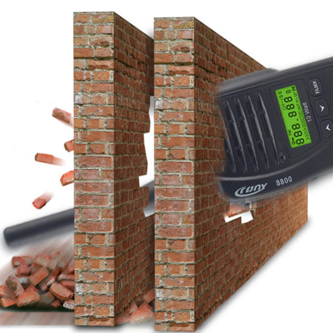 Crony 10W CY-8800 UHF Long Range Walkie Talkies 8-20km Two Way Radio Warterproof with headsets