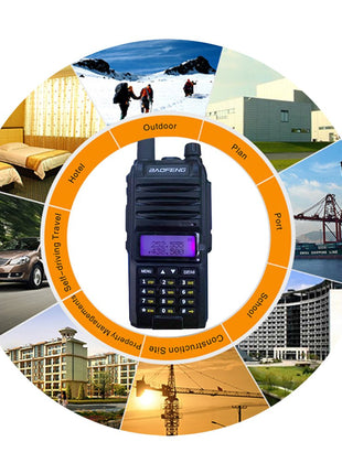 Baofeng 10W UV-9R plus Walkie Talkie Radio Handheld 5-15km 2200mAh Battery IP67 Portable Radio Dust Cold Waterproof Radio