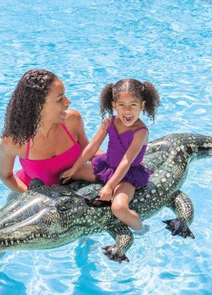 Realistic Gator -12 Tricky toys Intex Realistic Gator Ride-one, Age 3+ Multi-color 6x67x34 inches