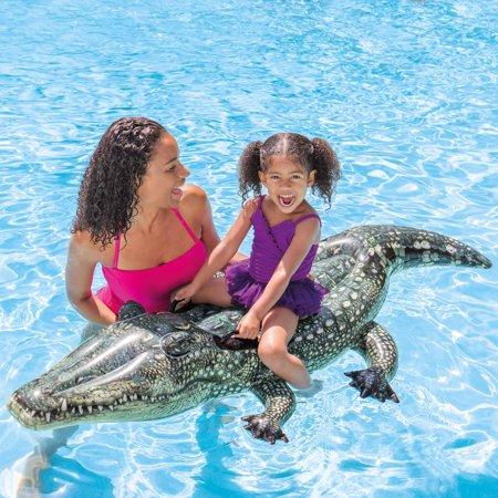 Realistic Gator -12 Tricky toys Intex Realistic Gator Ride-one, Age 3+ Multi-color 6x67x34 inches