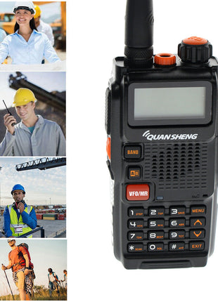 Quansheng 5W TG-K4AT(UV) walkie-talkie Handheld Two Way Radio, Long Distance Noise Cancelling Walkie Talkies