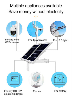 CRONY YN33S-12V-60W60AH Solar Power System Solar Panel With 60ah Battery