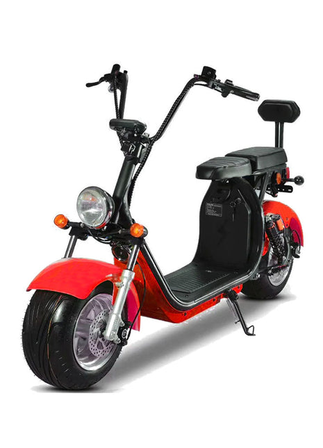 CRONY X3 BIG HARLEY+LI-ion battery+BT+double seat Electric motorcycle | RED