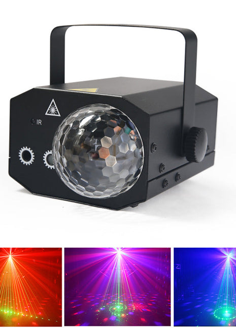 CRONY 16 patterns led laser magic ball light RGB DJ Disco projector with remote control indoor party laser light