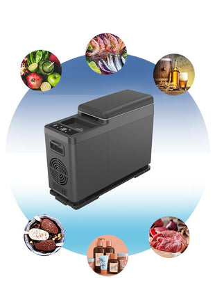 CRONY CF8 8L Vehicle Refrigerator with APP Car Refrigerator Freezer Small Fridge for Family Camping Cooler and Warmer