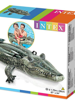 Realistic Gator -12 Tricky toys Intex Realistic Gator Ride-one, Age 3+ Multi-color 6x67x34 inches