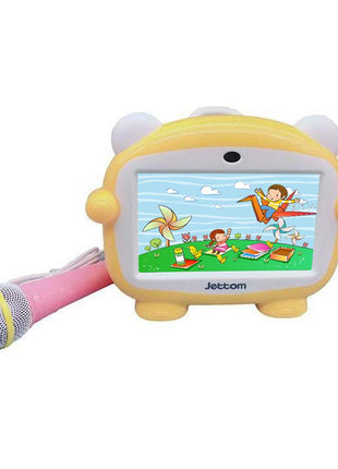 Jettom baby learn machine 7-inch 8GB ROM 512MB RAM 2G IPS LCD Dual Camera Kids Tablet YELLOW