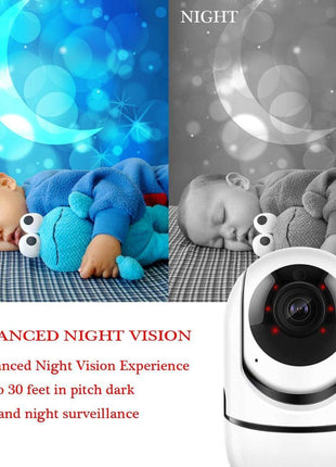 1080P WiFi IP Camera Wireless Baby Monitor HD Audio Camera Automatic  Tracking Detector Night Vision-TV-288ZD - Edragonmall.com