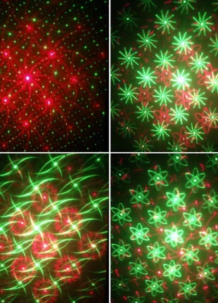 S09A R & G Super Mini Projector DJ Disco LED Light Stage Party Laser Lighting Show Plug