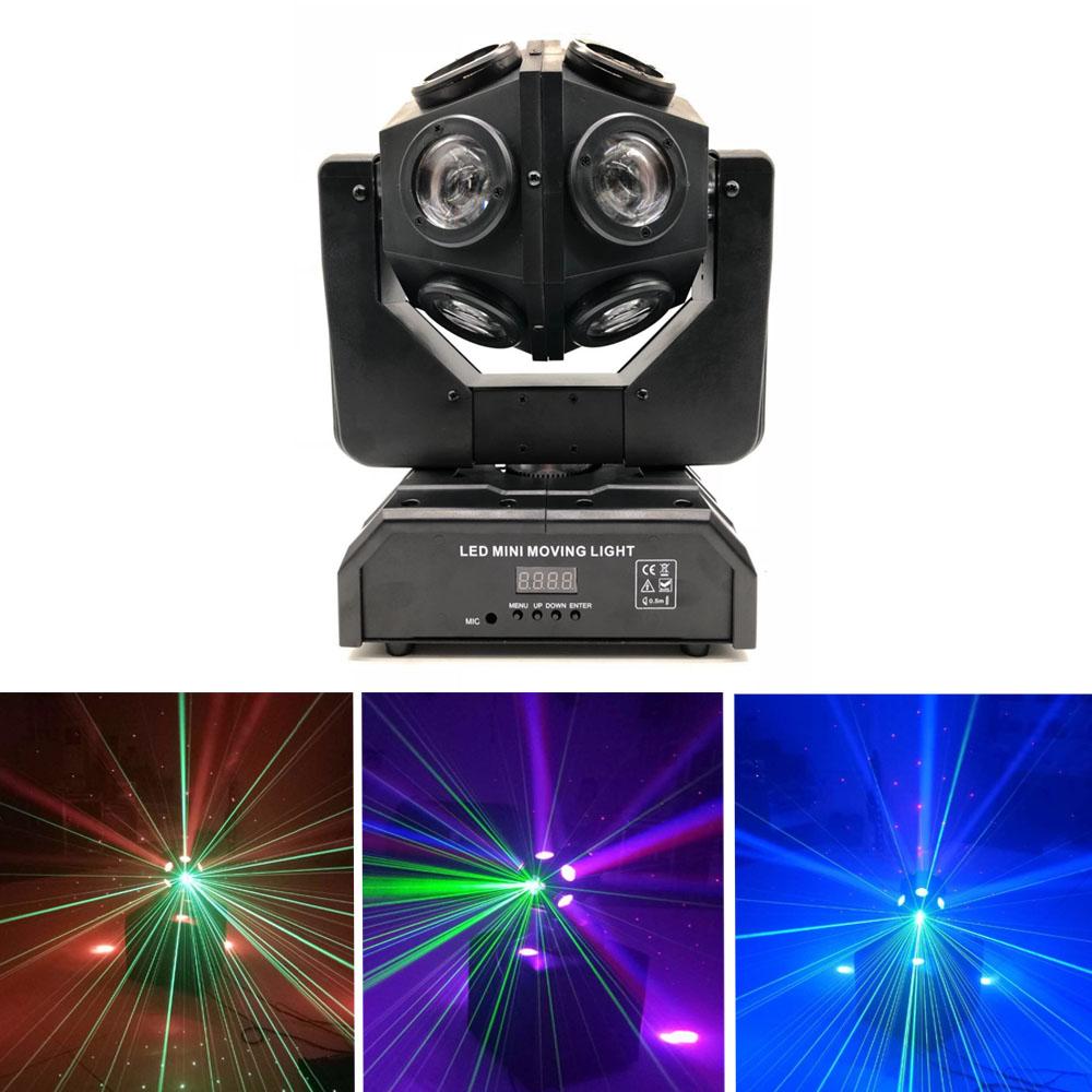 Crony 12pcs X 10W LED Super Beam Mini Moving Head light Double